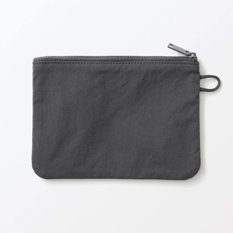 Wrinkled Nylon Flat Pouch - Medium