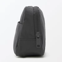 Wrinkled Nylon Wide-Opening Pouch - Large