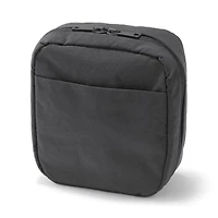 Wrinkled Nylon Wide-Opening Pouch - Square