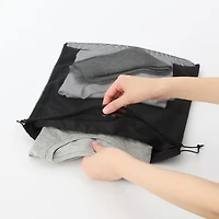 Polyester Mesh Drawstring Bag - Large
