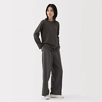 Women's Heavy Weight Boat Neck Long Sleeve T-Shirt