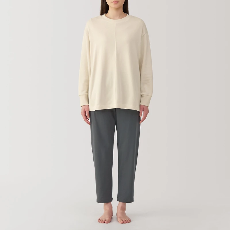 Women's Loose-Twist Sweatshirt Loungewear Set