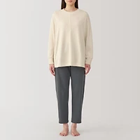 Women's Loose-Twist Sweatshirt Loungewear Set