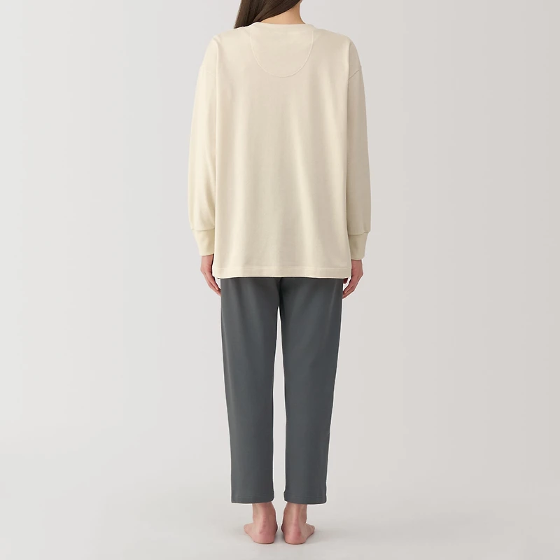 Women's Loose-Twist Sweatshirt Loungewear Set