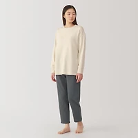 Women's Loose-Twist Sweatshirt Loungewear Set