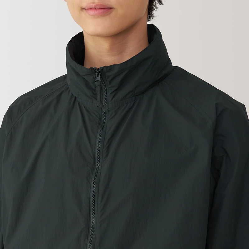 Men's Water Repellent Nylon Packable Windbreaker
