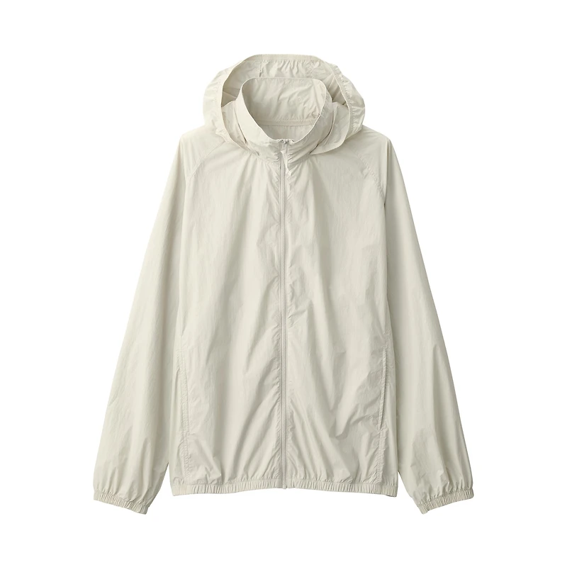 Men's Water Repellent Nylon Packable Windbreaker