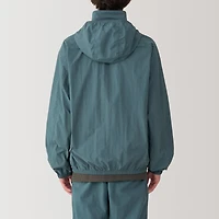 Men's Water Repellent Nylon Packable Windbreaker