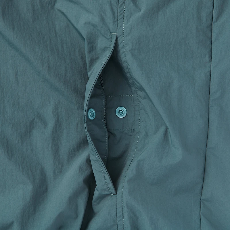 Men's Water Repellent Nylon Packable Windbreaker
