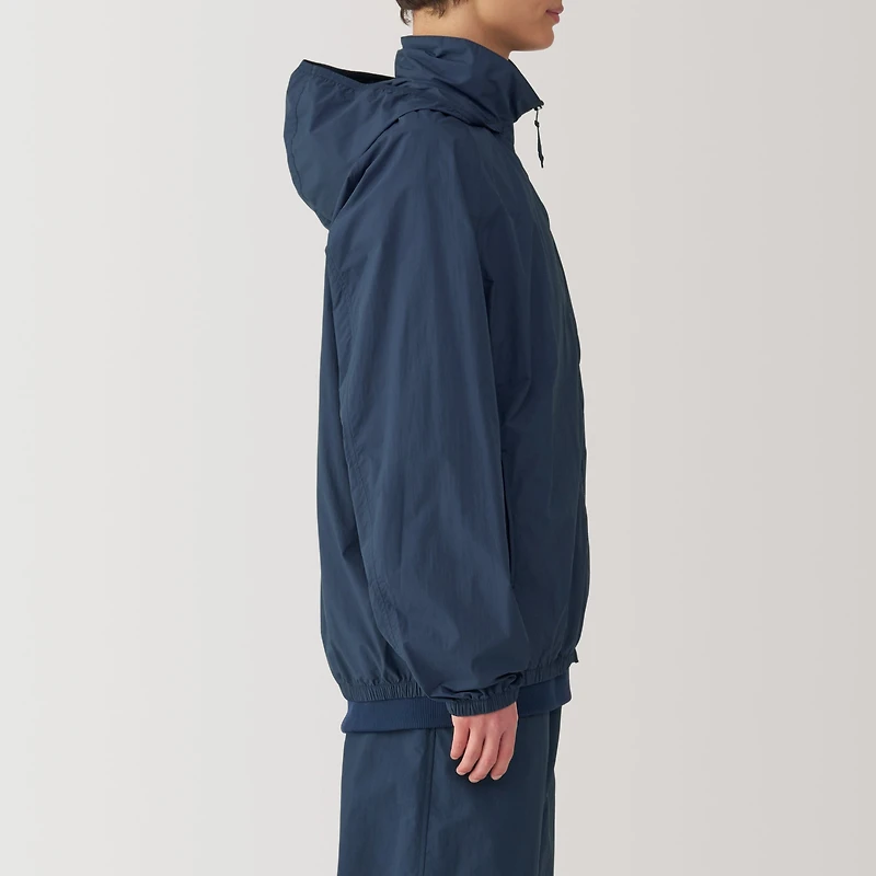 Men's Water Repellent Nylon Packable Windbreaker