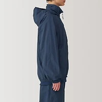 Men's Water Repellent Nylon Packable Windbreaker