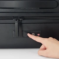 Adjustable Handle Front Open Hard Suitcase 32L | Carry-On