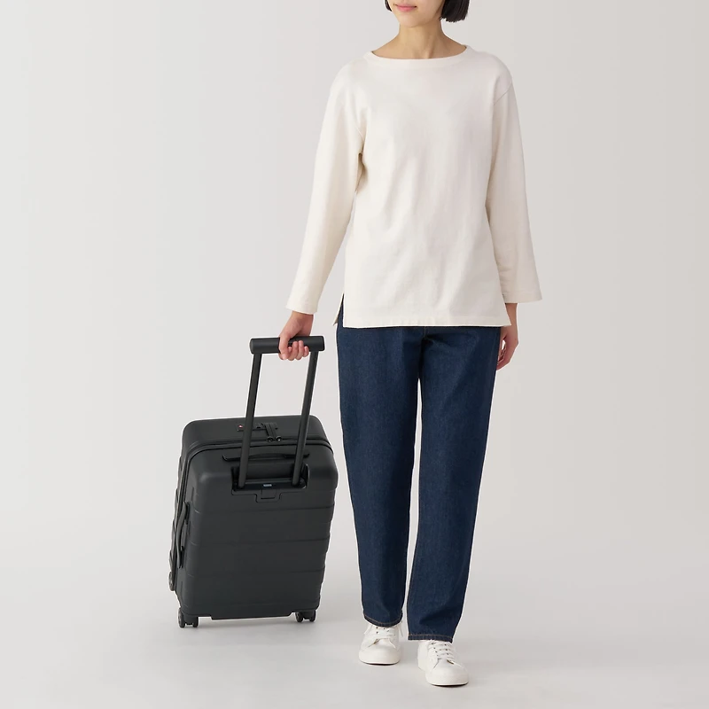 Adjustable Handle Front Open Hard Suitcase 32L | Carry-On