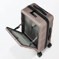 Adjustable Handle Front Open Hard Suitcase 32L | Carry-On