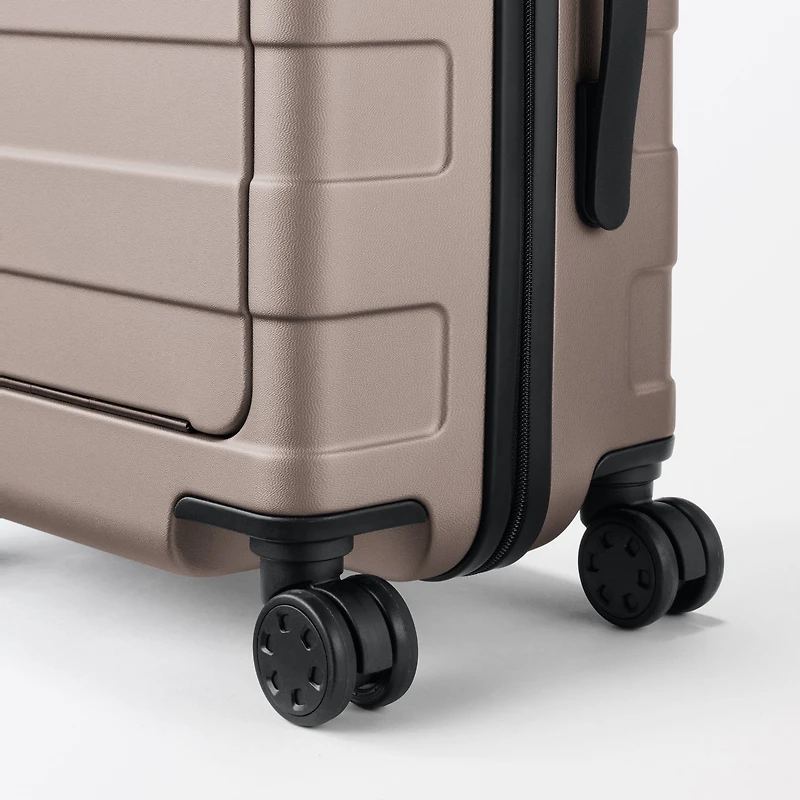 Adjustable Handle Front Open Hard Suitcase 32L | Carry-On