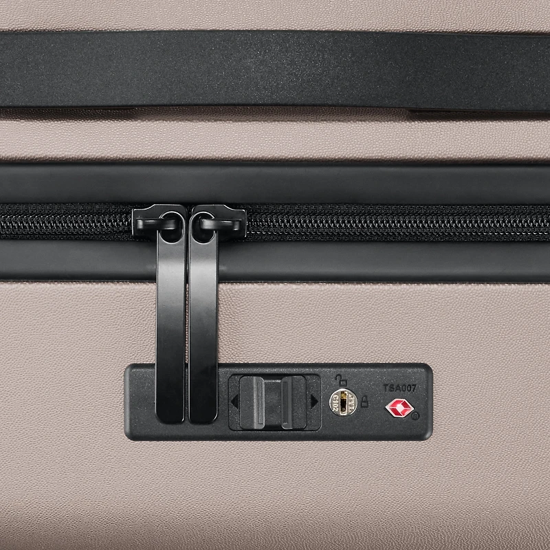 Adjustable Handle Front Open Hard Suitcase 32L | Carry-On