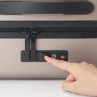 Adjustable Handle Front Open Hard Suitcase 32L | Carry-On