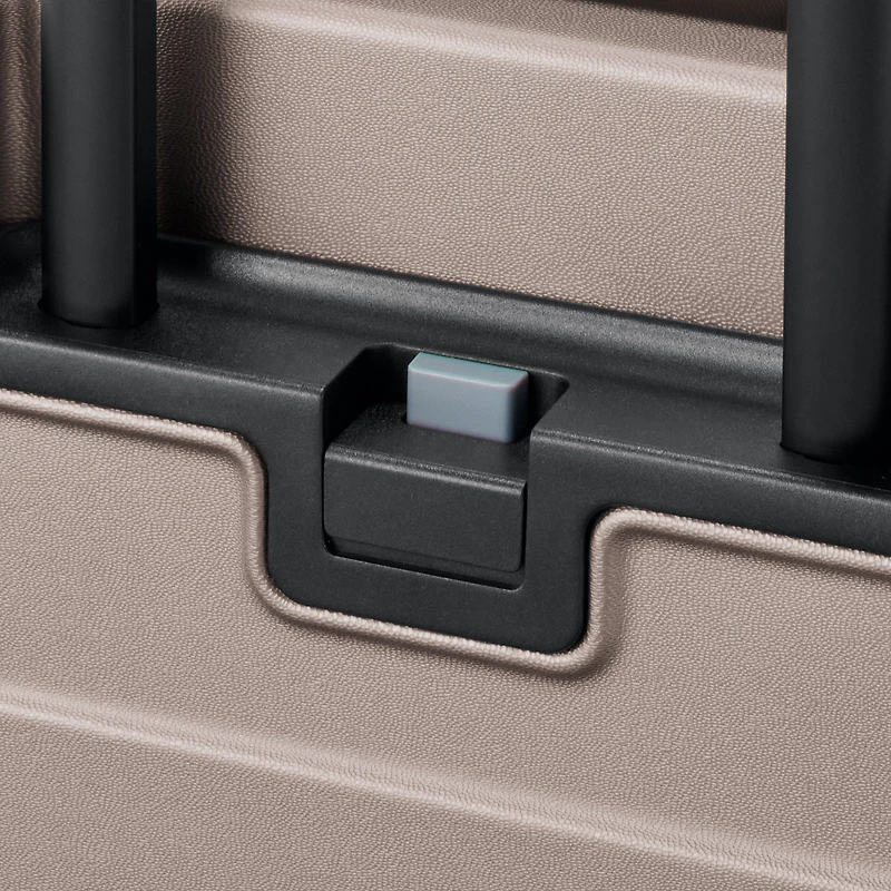 Adjustable Handle Front Open Hard Suitcase 32L | Carry-On