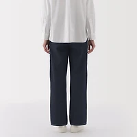 Kapok Blend Denim Straight Pants