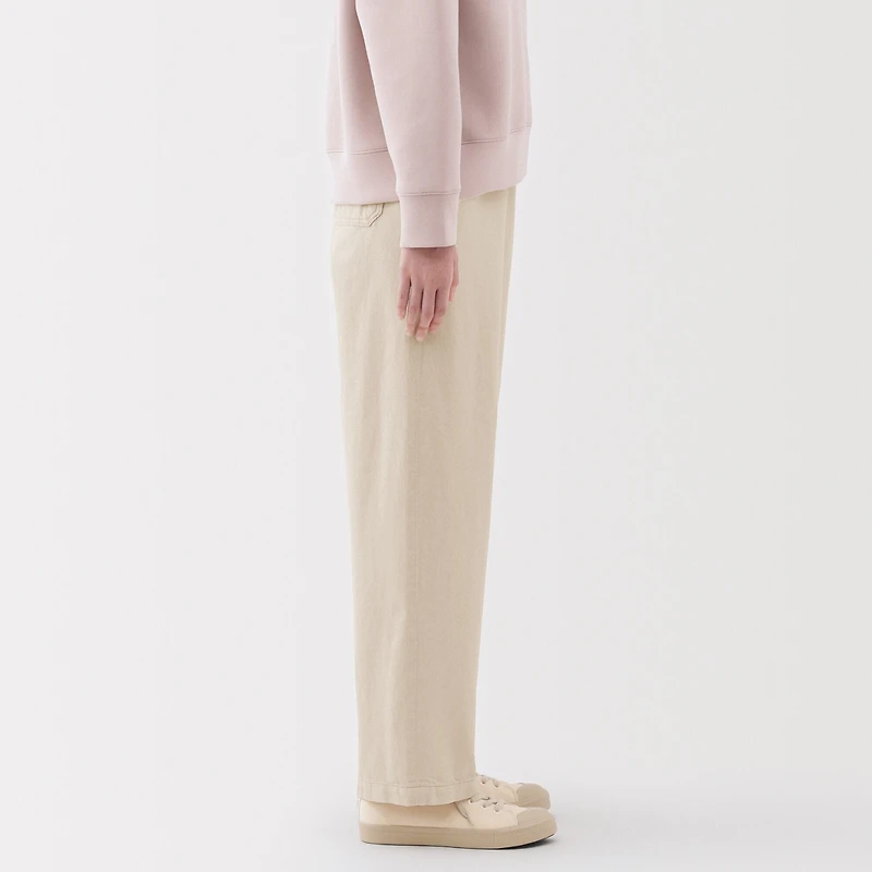 Women's Kapok Blend Wide Tapered Pants