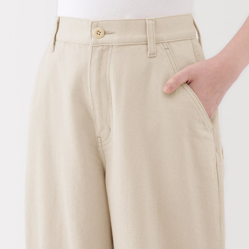 Women's Kapok Blend Wide Tapered Pants