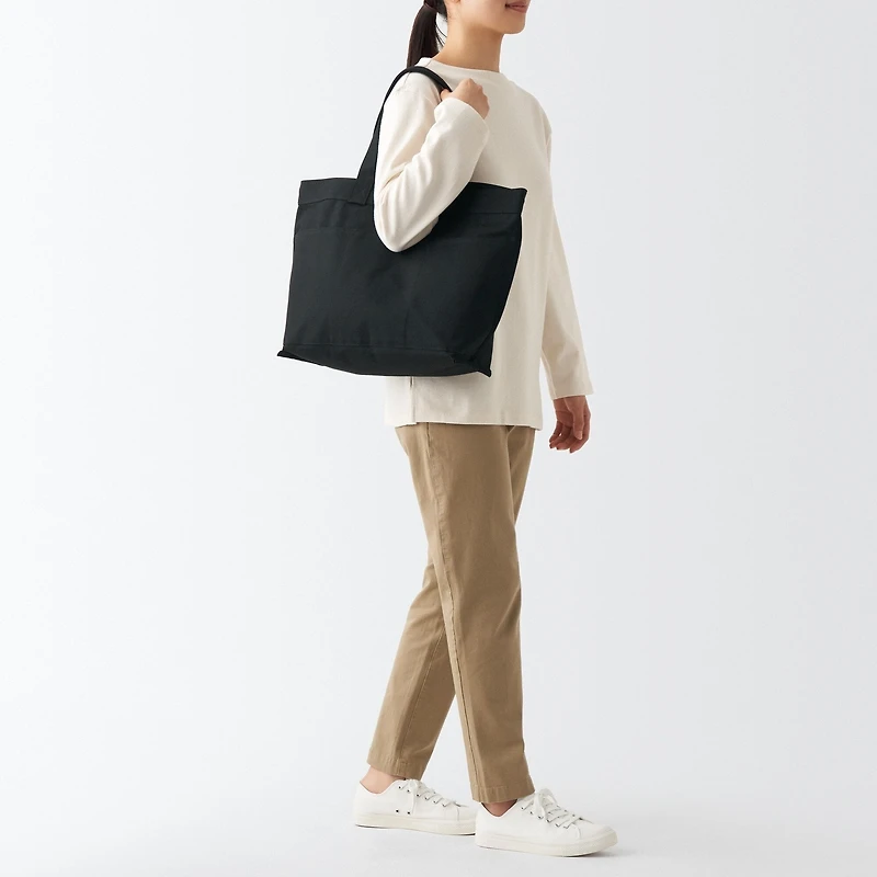 Canvas Wide Tote Bag