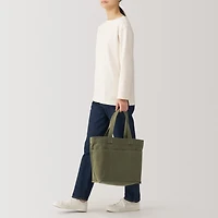 Canvas Wide Tote Bag