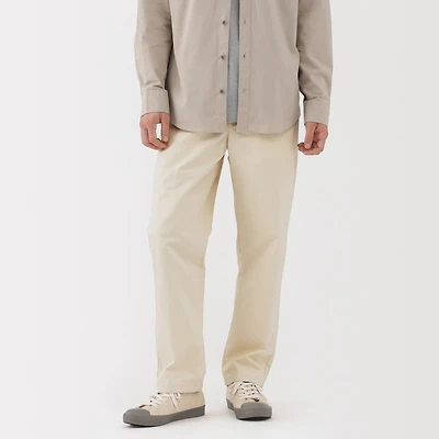 Men's Washed Denim Easy Pants