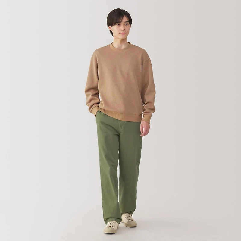 Men's Washed Chino Wide Pants