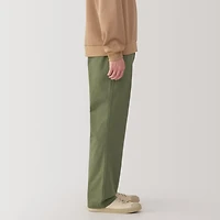 Men's Washed Chino Wide Pants