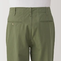 Men's Washed Chino Wide Pants