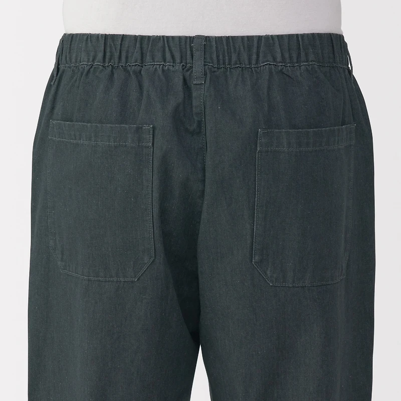 Men's Washed Denim Easy Pants