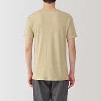 Men's Moisture-Wicking Cotton V-Neck Short Sleeve T-Shirt