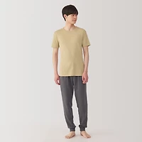 Men's Moisture-Wicking Cotton Crew Neck Short Sleeve T-Shirt