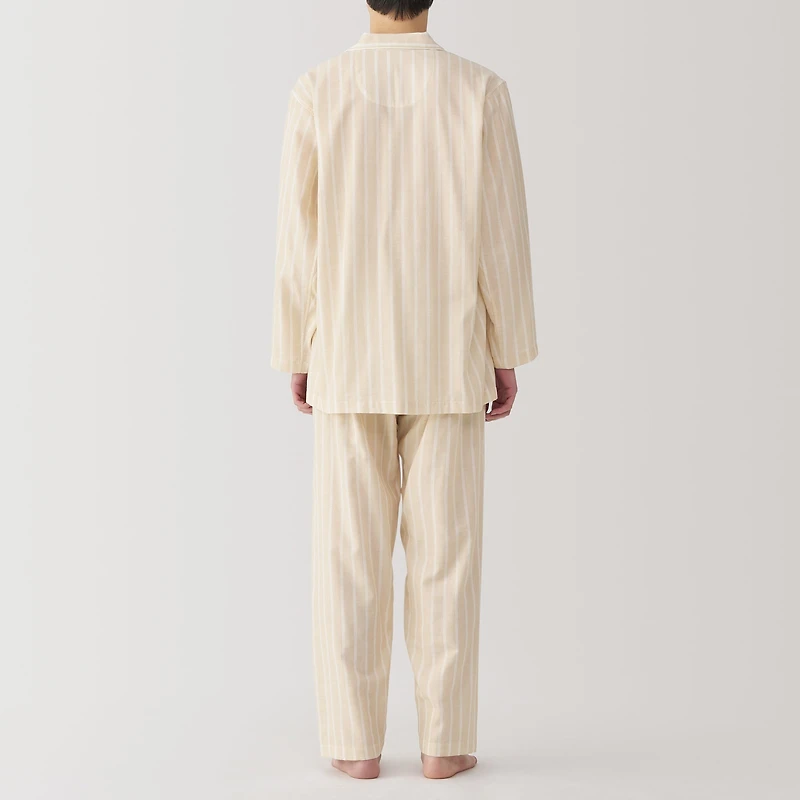 Men's Side Seamless Double Gauze Pajamas