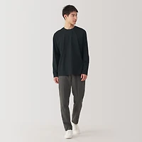 Men's Jersey Crew Neck Long Sleeve T-Shirt