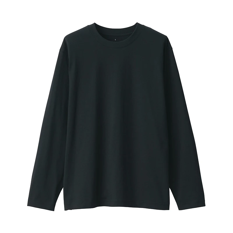 Men's Jersey Crew Neck Long Sleeve T-Shirt