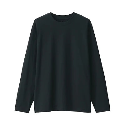 Men's Jersey Crew Neck Long Sleeve T-Shirt