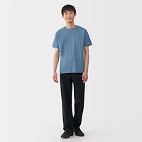 Men's Washed Jersey Crew Neck Short Sleeve T-Shirt