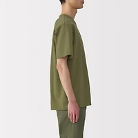 Men's Washed Heavy Weight Crew Neck Short Sleeve T-Shirt