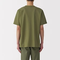 Men's Washed Heavy Weight Crew Neck Short Sleeve T-Shirt
