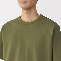Men's Washed Heavy Weight Crew Neck Short Sleeve T-Shirt