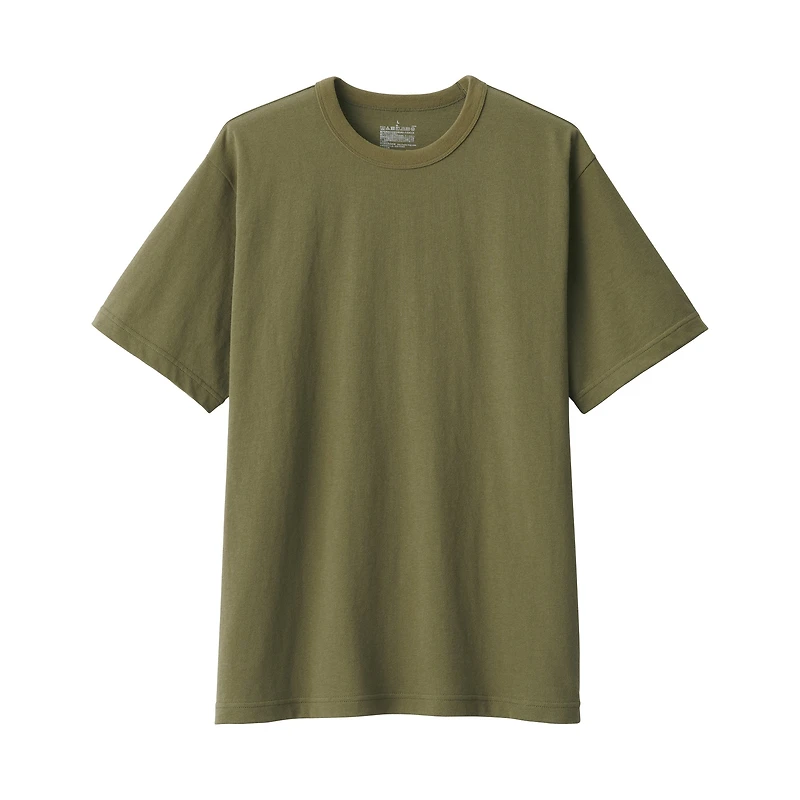 Men's Washed Heavy Weight Crew Neck Short Sleeve T-Shirt