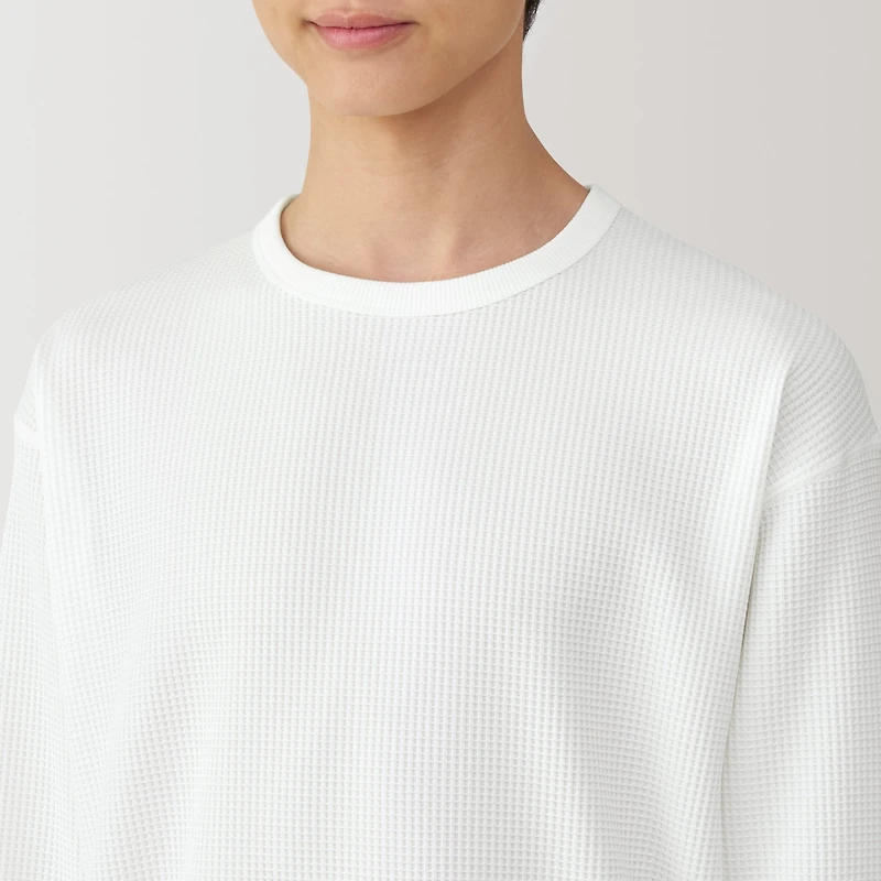 Men's UV Protection Quick Dry Waffle Long Sleeve T-Shirt