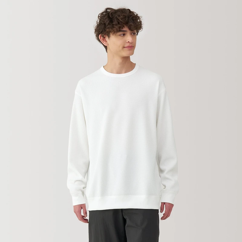 Men's UV Protection Quick Dry Waffle Long Sleeve T-Shirt