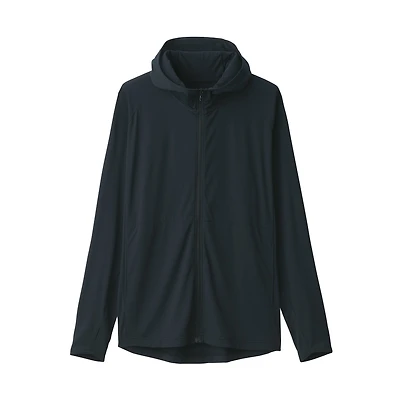 Men's UV Protection Quick Dry Pocketable Zip-Up Hoodie