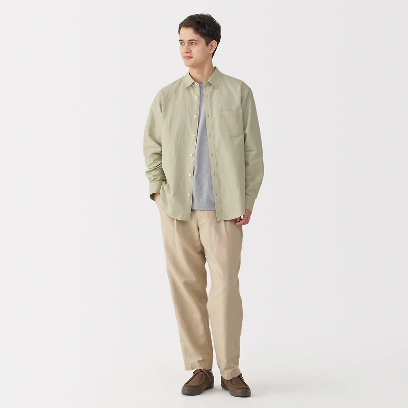 Men's Hemp Cotton Long Sleeve Shirt