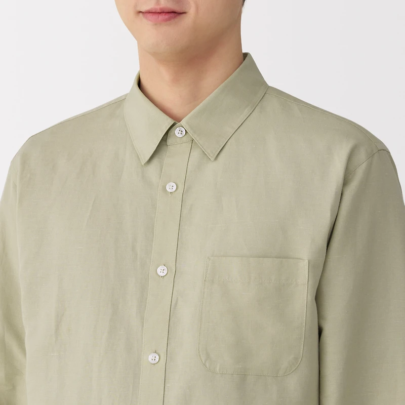 Men's Hemp Cotton Long Sleeve Shirt