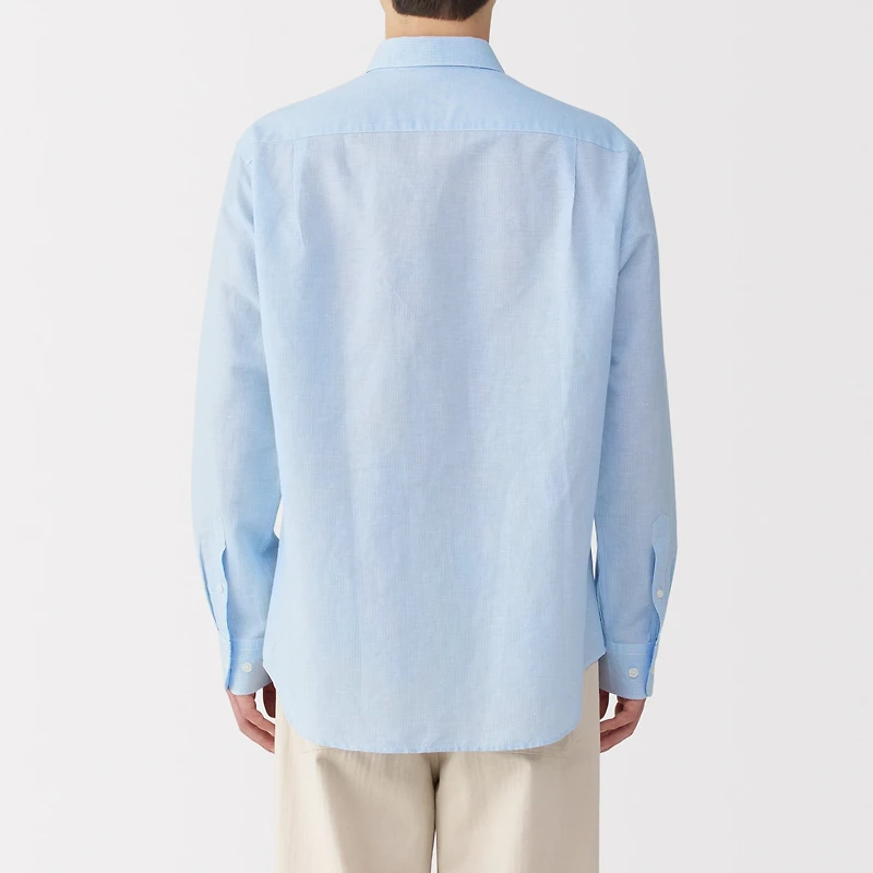Men's Hemp Cotton Striped Shirt