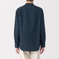 Men's Hemp Cotton Stand Collar Shirt